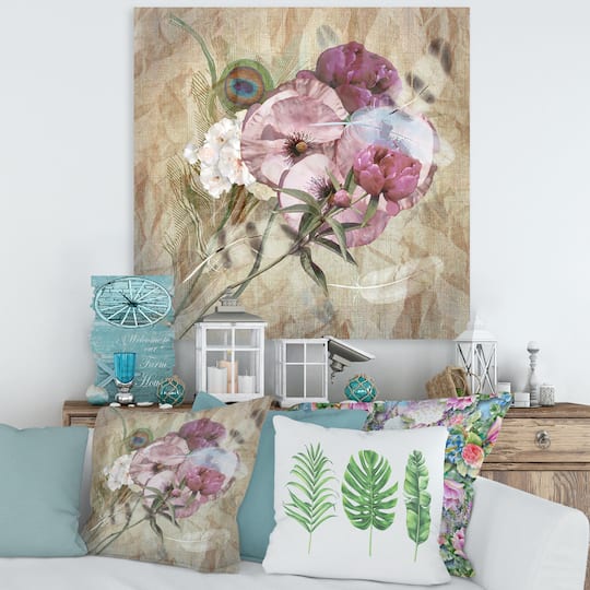 Designart - Iris Bouquet Floral Design